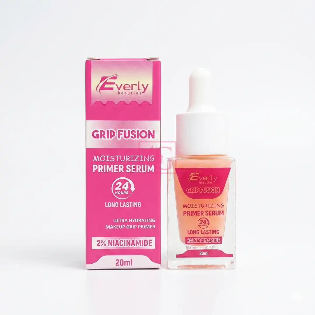 Everly Beauties Grip Fusion Primer Serum with 2% Niacinamide – 20ml