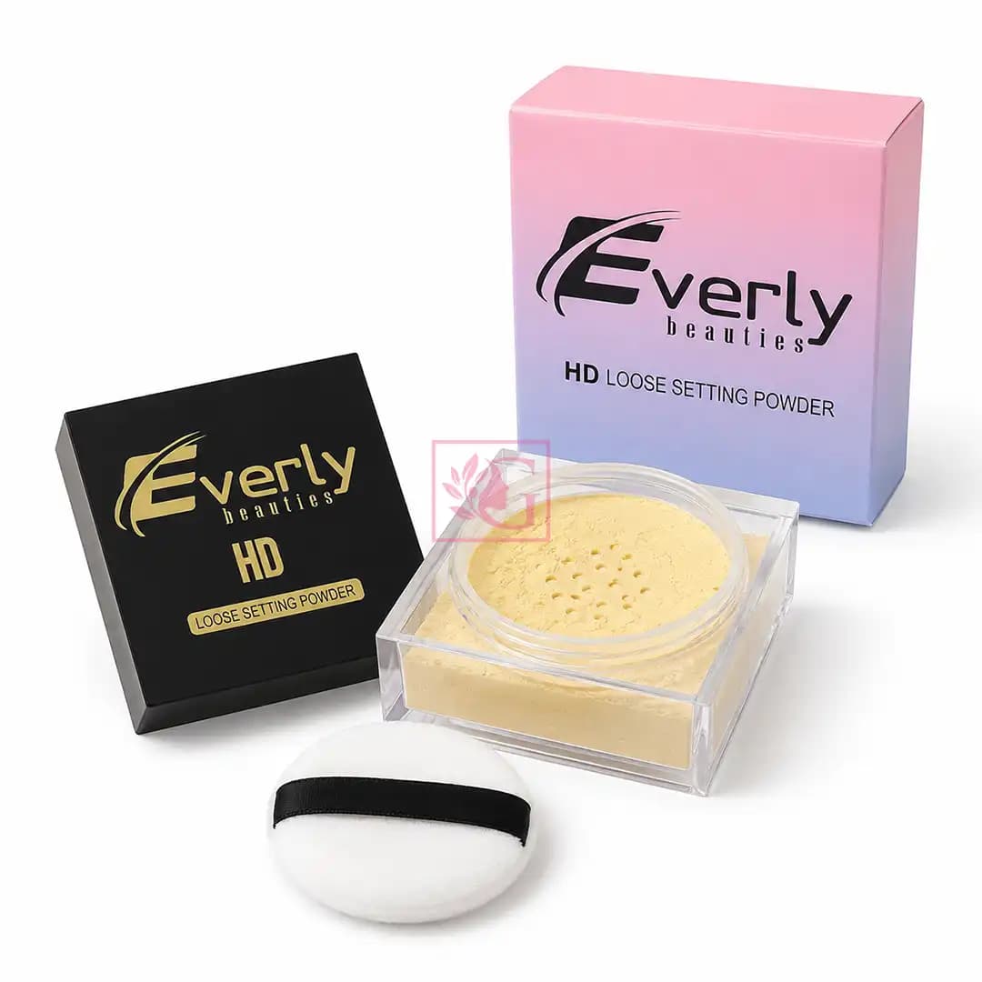 Everly Beauties HD Loose Setting Powder – Matte, Oil Control & Soft-Focus Finish