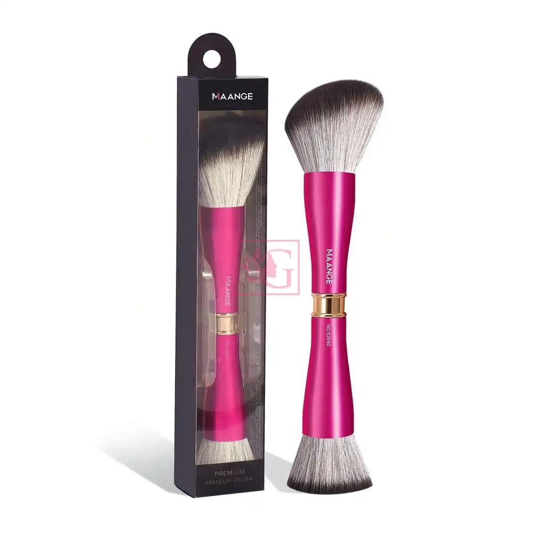 MAANGE 1pcs Premium Double-Ended Makeup Brush – Pink