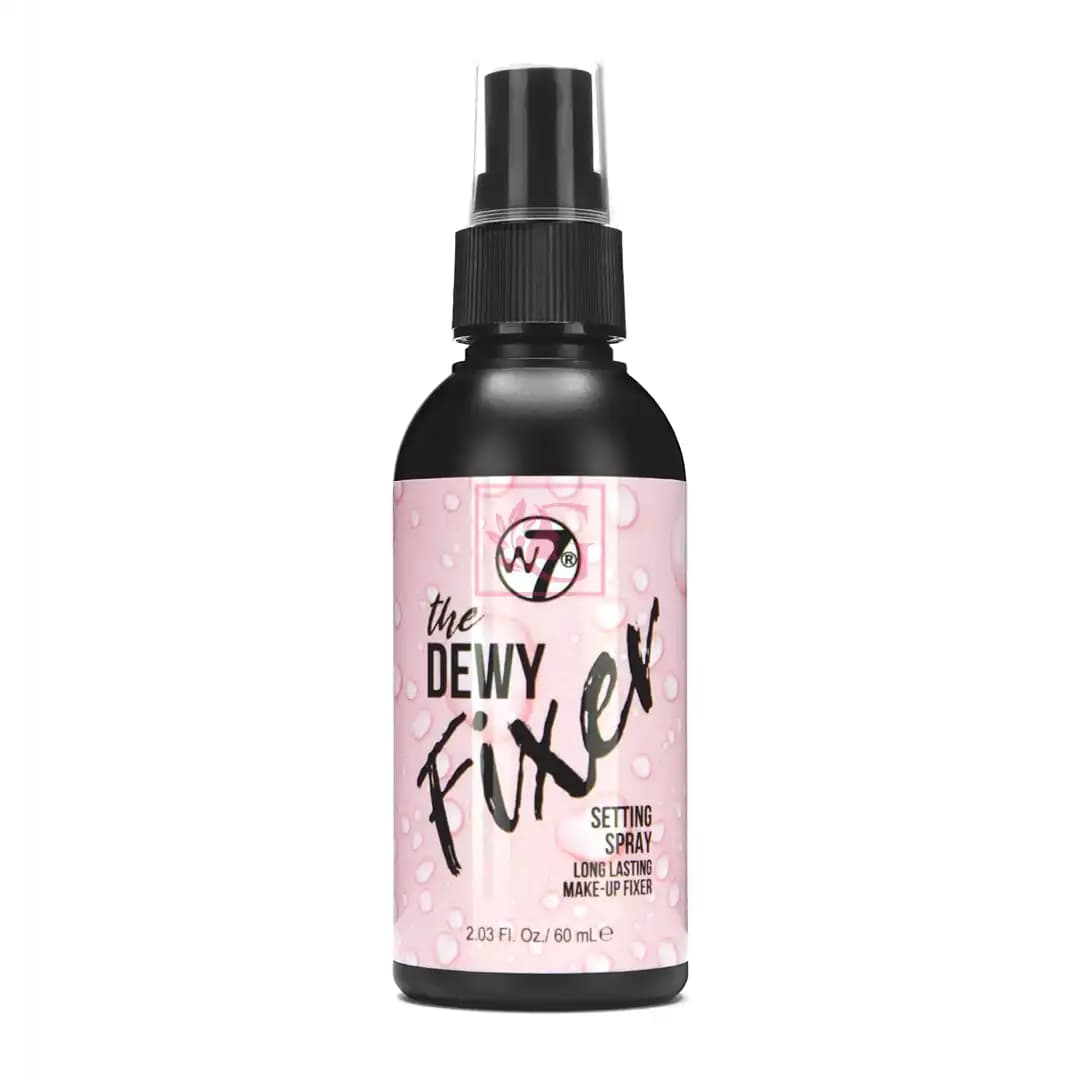 W7 The Dewy Fixer Setting Spray – 60ml Dewy Makeup Fixing Spray